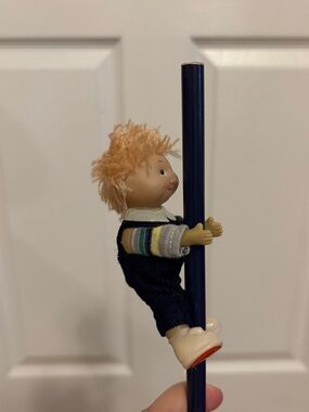 Vintage 1980 Cabbage Patch Kids Mini 4" Clip-On Hugger